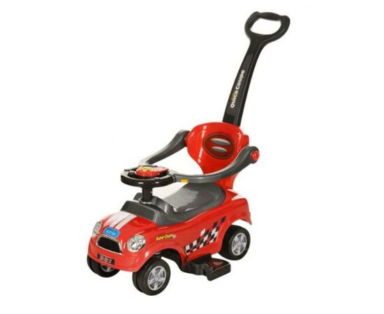 Чудомобіль Bambi зі штовхачем Червона (Z 321-3)