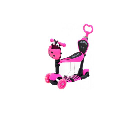Самокат iTrike Maxi JR 5 в 1 pink (JR 3-026-B pink)