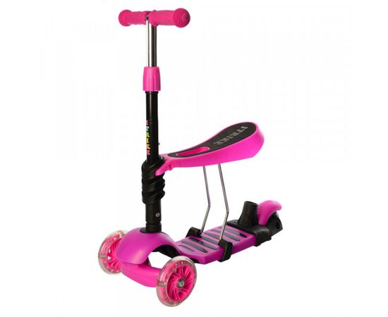 Самокат iTrike Maxi JR 5 в 1 pink (JR 3-026-P pink), изображение 2 Самокат iTrike Maxi JR 5 в 1 pink (JR 3-026-P pink), изображение 2