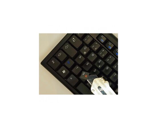 Наклейка на клавиатуру BestKey непрозрачная чорная, 68, оранжевый (BK13ORA/024), изображение 2 Наклейка на клавиатуру BestKey непрозрачная чорная, 68, оранжевый (BK13ORA/024), изображение 2