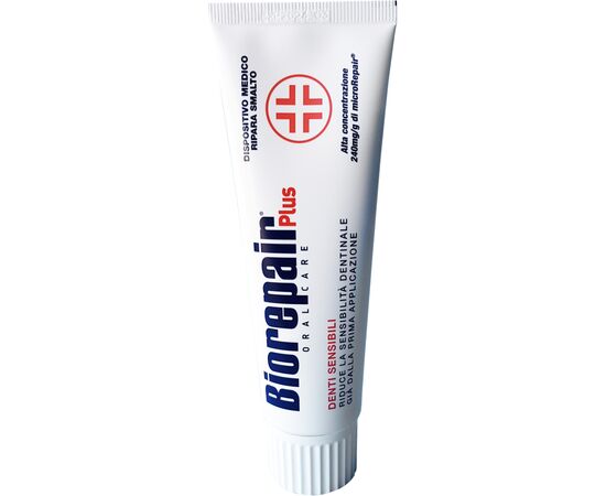 Зубная паста Biorepair Plus Профессиональное избавление чувствительности 75 мл (8017331052648), изображение 3 Зубная паста Biorepair Plus Профессиональное избавление чувствительности 75 мл (8017331052648), изображение 3