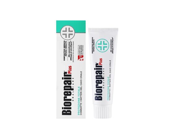 Зубная паста Biorepair Plus Профессиональная защита и восстановление 75 мл (8017331052624), изображение 2 Зубная паста Biorepair Plus Профессиональная защита и восстановление 75 мл (8017331052624), изображение 2