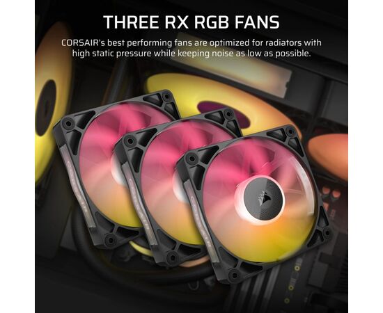 Система жидкостного охлаждения Corsair iCUE LINK TITAN 360 RX RGB (CW-9061018-WW), изображение 7 Система жидкостного охлаждения Corsair iCUE LINK TITAN 360 RX RGB (CW-9061018-WW), изображение 7