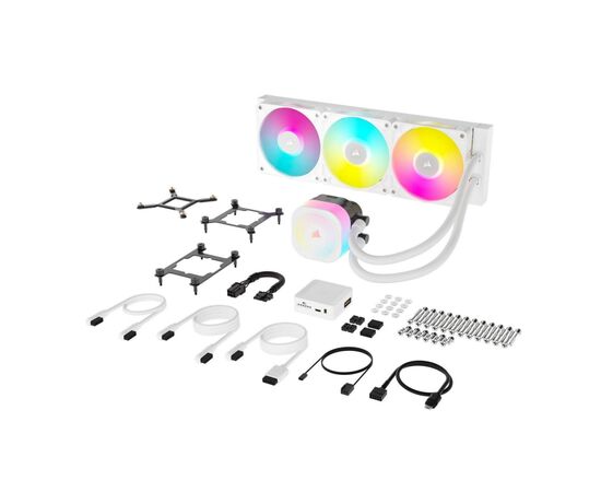 Система жидкостного охлаждения Corsair iCUE LINK TITAN 360 RX RGB White (CW-9061021-WW), изображение 4 Система жидкостного охлаждения Corsair iCUE LINK TITAN 360 RX RGB White (CW-9061021-WW), изображение 4