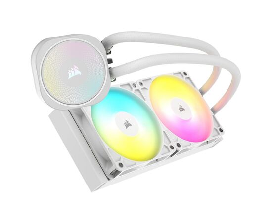 Система жидкостного охлаждения Corsair NAUTILUS 240 ARGB White (CW-9060094-WW), изображение 2 Система жидкостного охлаждения Corsair NAUTILUS 240 ARGB White (CW-9060094-WW), изображение 2