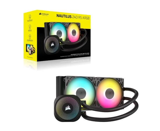 Система жидкостного охлаждения Corsair NAUTILUS 240 ARGB (CW-9060092-WW), изображение 11 Система жидкостного охлаждения Corsair NAUTILUS 240 ARGB (CW-9060092-WW), изображение 11