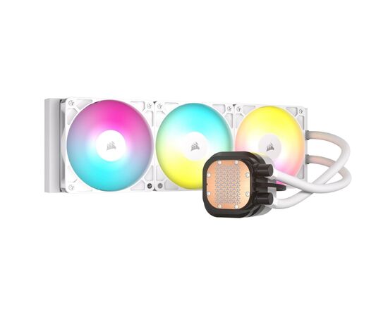 Система жидкостного охлаждения Corsair NAUTILUS 360 ARGB White (CW-9060095-WW), изображение 3 Система жидкостного охлаждения Corsair NAUTILUS 360 ARGB White (CW-9060095-WW), изображение 3