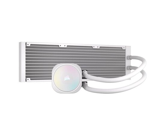 Система жидкостного охлаждения Corsair NAUTILUS 360 ARGB White (CW-9060095-WW), изображение 4 Система жидкостного охлаждения Corsair NAUTILUS 360 ARGB White (CW-9060095-WW), изображение 4