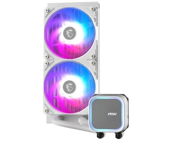 Система жидкостного охлаждения MSI CORELIQUID A13 240 WHITE, изображение 3 Система жидкостного охлаждения MSI CORELIQUID A13 240 WHITE, изображение 3
