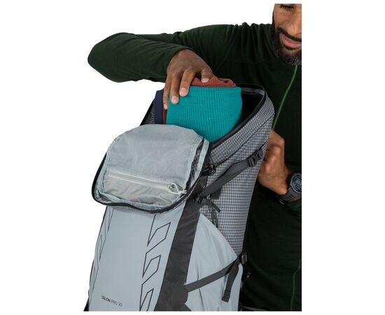 Рюкзак туристический Osprey Talon Pro 30 silver lining O/S (009.3534), изображение 7 Рюкзак туристический Osprey Talon Pro 30 silver lining O/S (009.3534), изображение 7