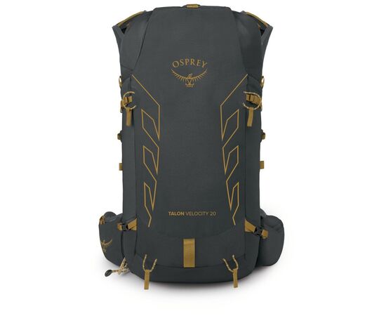 Рюкзак туристический Osprey Talon Velocity 20 dark charcoal/tumbleweed yellow - L/XL - чорний (009.3545), изображение 2 Рюкзак туристический Osprey Talon Velocity 20 dark charcoal/tumbleweed yellow - L/XL - чорний (009.3545), изображение 2