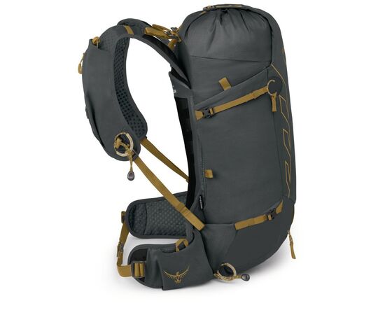 Рюкзак туристический Osprey Talon Velocity 20 dark charcoal/tumbleweed yellow - L/XL - чорний (009.3545), изображение 3 Рюкзак туристический Osprey Talon Velocity 20 dark charcoal/tumbleweed yellow - L/XL - чорний (009.3545), изображение 3