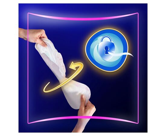 Гигиенические прокладки Always Ultimate Night Розмір 6 8 шт. (8700216213905), изображение 5 Гигиенические прокладки Always Ultimate Night Розмір 6 8 шт. (8700216213905), изображение 5