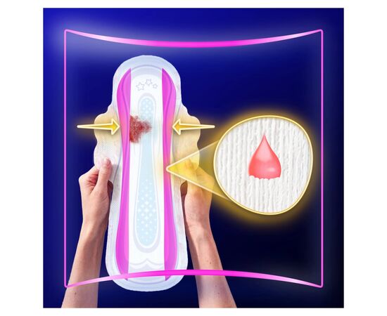 Гигиенические прокладки Always Ultimate Night Розмір 6 8 шт. (8700216213905), изображение 6 Гигиенические прокладки Always Ultimate Night Розмір 6 8 шт. (8700216213905), изображение 6