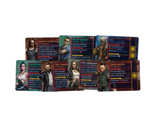 Настольная игра Geekach Games Cyberpunk 2077. Банды Найт-Сити (Gangs of Night City) (укр.) (GKCH228nc), изображение 5 Настольная игра Geekach Games Cyberpunk 2077. Банды Найт-Сити (Gangs of Night City) (укр.) (GKCH228nc), изображение 5
