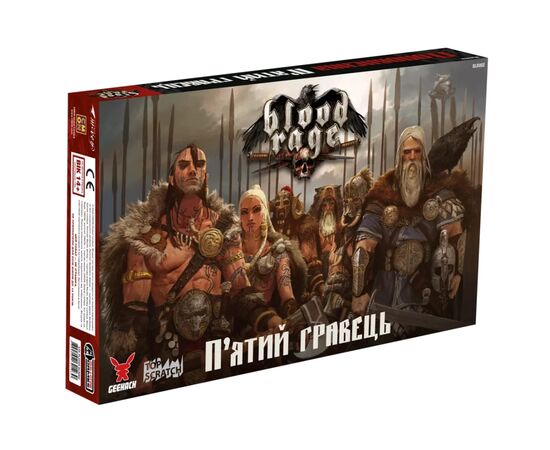 Настільна гра Geekach Games Лють крові. П’ятий гравець (Blood Rage: 5th Player Expansion) (укр.) доповнення (GKCH152BR)