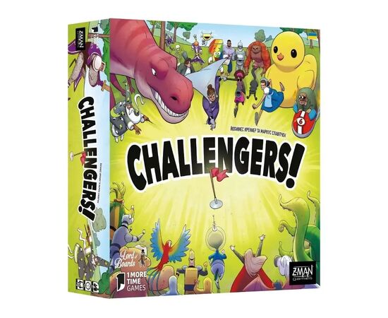Настольная игра Lord of Boards Challengers! Украинское издание (Challengers!) (укр.) (LOB2308UA)