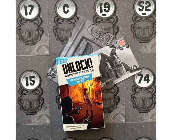 Настольная игра Lord of Boards Unlock! Короткие приключения. Пробуждение мумии (укр) (LOB2349UA), изображение 2 Настольная игра Lord of Boards Unlock! Короткие приключения. Пробуждение мумии (укр) (LOB2349UA), изображение 2