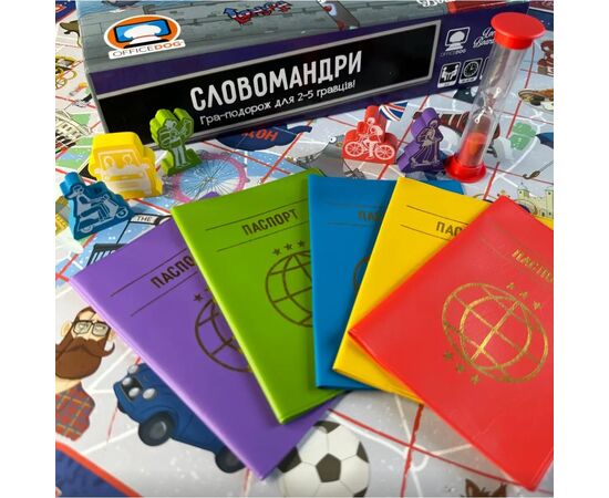 Настольная игра Lord of Boards Словомандры (Word Traveler) (укр.) (LOB2338UA), изображение 3 Настольная игра Lord of Boards Словомандры (Word Traveler) (укр.) (LOB2338UA), изображение 3