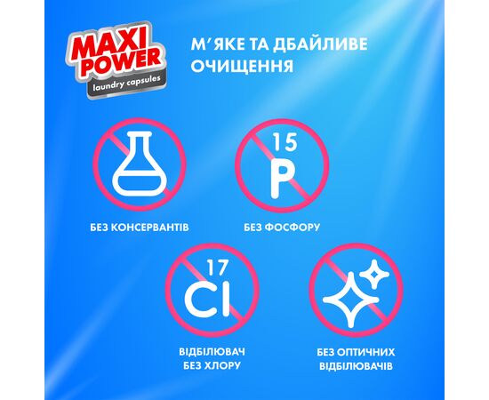 Капсулы для стирки Maxi Power Freshness 11 шт. (4823098414964), изображение 5 Капсулы для стирки Maxi Power Freshness 11 шт. (4823098414964), изображение 5
