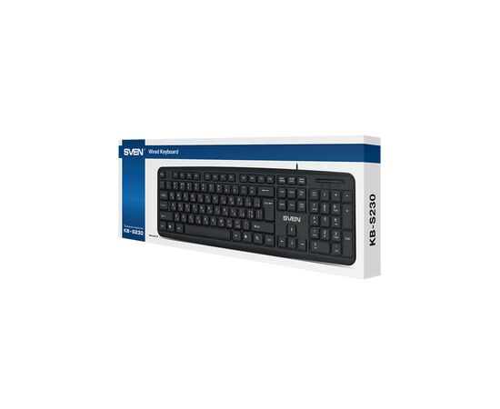 Клавиатура Sven KB-S230 Black, изображение 4 Клавиатура Sven KB-S230 Black, изображение 4