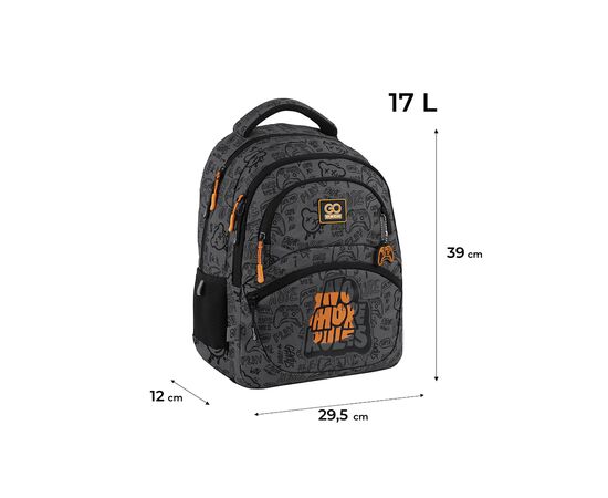 Рюкзак школьный GoPack Education 175M-5 No More Rules (GO25-175M-5), изображение 2 Рюкзак школьный GoPack Education 175M-5 No More Rules (GO25-175M-5), изображение 2