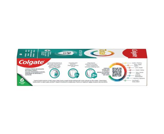Зубная паста Colgate Total Active Fresh 125 мл (8714789710624), изображение 6 Зубная паста Colgate Total Active Fresh 125 мл (8714789710624), изображение 6