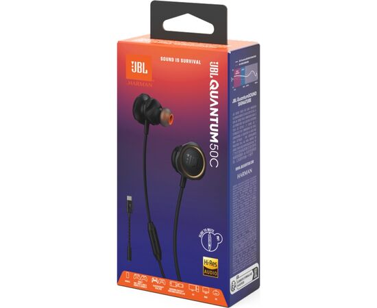 Наушники JBL Quantum 50С Black (JBLQTUM50CBLK), изображение 7 Наушники JBL Quantum 50С Black (JBLQTUM50CBLK), изображение 7