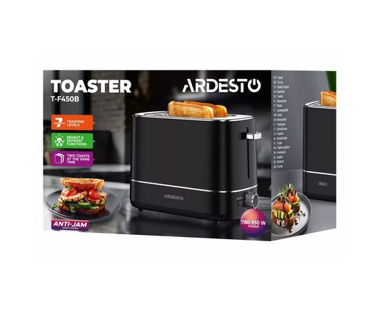Тостер Ardesto T-F450B, изображение 4 Тостер Ardesto T-F450B, изображение 4