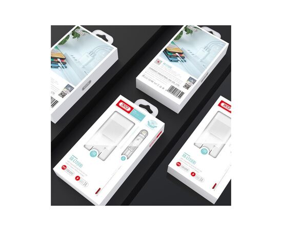 Зарядное устройство XO QC 3.0 L72 30W (18W/1USB + 2.4A/2 USB) + cable Lightning White (XO-L72i-WH), изображение 7 Зарядное устройство XO QC 3.0 L72 30W (18W/1USB + 2.4A/2 USB) + cable Lightning White (XO-L72i-WH), изображение 7