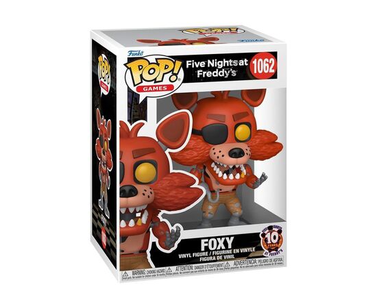 Фигурка Funko Pop серии 5 ночей у Фредди: 10 лет - Фокси (87115), изображение 2 Фигурка Funko Pop серии 5 ночей у Фредди: 10 лет - Фокси (87115), изображение 2