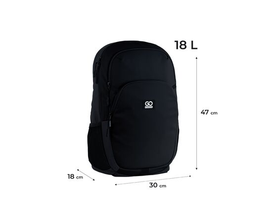 Рюкзак школьный GoPack Education Teens 185 чорний (GO25-185L-2), изображение 2 Рюкзак школьный GoPack Education Teens 185 чорний (GO25-185L-2), изображение 2