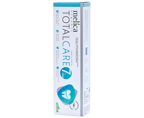 Зубная паста Melica Organic Total 7 Комплексный уход 100 мл (4770416003594), изображение 2 Зубная паста Melica Organic Total 7 Комплексный уход 100 мл (4770416003594), изображение 2
