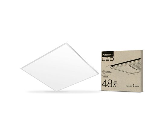 Светильник Videx LED панель 48W 4100K матовая (VL-Pb484W(2)), изображение 3 Светильник Videx LED панель 48W 4100K матовая (VL-Pb484W(2)), изображение 3