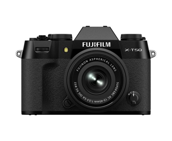 Цифровий фотоапарат Fujifilm X-T50 + XC 15-45mm F3.5-5.6 Kit Black (16828741), зображення 2 Цифровий фотоапарат Fujifilm X-T50 + XC 15-45mm F3.5-5.6 Kit Black (16828741), зображення 2