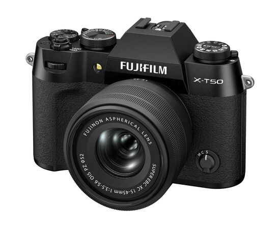 Цифровой фотоаппарат Fujifilm X-T50 + XC 15-45mm F3.5-5.6 Kit Black (16828741)