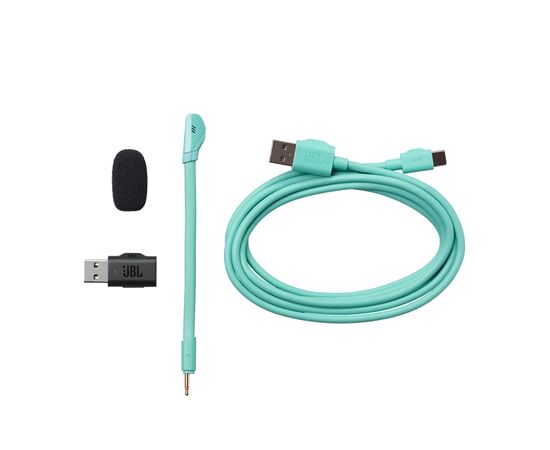 Наушники JBL Quantum 360 Wireless Teal (JBLQTUM360CYN), изображение 9 Наушники JBL Quantum 360 Wireless Teal (JBLQTUM360CYN), изображение 9