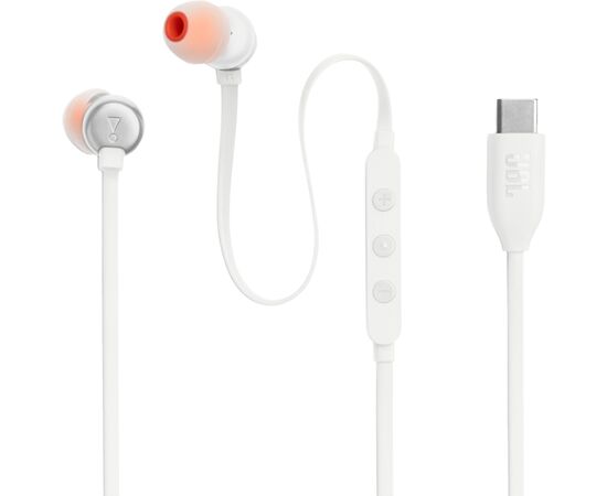 Наушники JBL Tune 310C USB-C White (JBLT310CWHT), изображение 2 Наушники JBL Tune 310C USB-C White (JBLT310CWHT), изображение 2