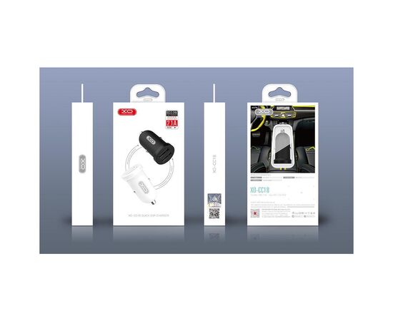 Зарядное устройство XO CC18 2.1A/2 USB Black (XO-CC18-BK), изображение 4 Зарядное устройство XO CC18 2.1A/2 USB Black (XO-CC18-BK), изображение 4