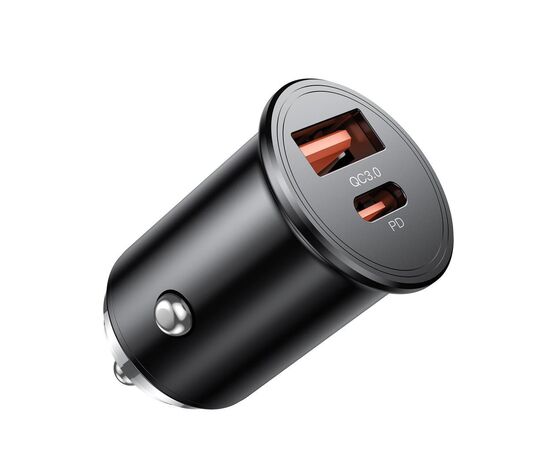 Зарядное устройство XO CC43 1 USB QC 3.0 + 1 Type-C PD (45W) Black (XO-CC43-BK), изображение 3 Зарядное устройство XO CC43 1 USB QC 3.0 + 1 Type-C PD (45W) Black (XO-CC43-BK), изображение 3