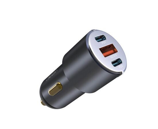 Зарядное устройство XO CC45 1 USB QC 3.0 + 2 Type-C PD (60W) Black (XO-CC45-BK), изображение 2 Зарядное устройство XO CC45 1 USB QC 3.0 + 2 Type-C PD (60W) Black (XO-CC45-BK), изображение 2