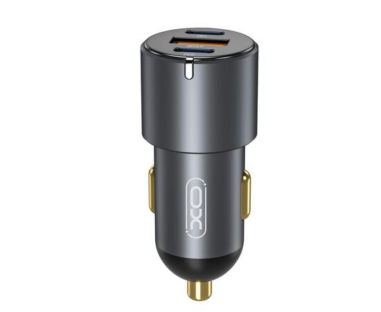 Зарядное устройство XO CC45 1 USB QC 3.0 + 2 Type-C PD (60W) Black (XO-CC45-BK), изображение 3 Зарядное устройство XO CC45 1 USB QC 3.0 + 2 Type-C PD (60W) Black (XO-CC45-BK), изображение 3