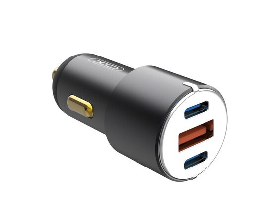 Зарядное устройство XO CC45 1 USB QC 3.0 + 2 Type-C PD (60W) Black (XO-CC45-BK), изображение 5 Зарядное устройство XO CC45 1 USB QC 3.0 + 2 Type-C PD (60W) Black (XO-CC45-BK), изображение 5