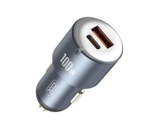 Зарядний пристрій XO CC47 1 USB 65W + 1 Type-C PD 35W (100W) Black (XO-CC47-BK), зображення 4 Зарядний пристрій XO CC47 1 USB 65W + 1 Type-C PD 35W (100W) Black (XO-CC47-BK), зображення 4