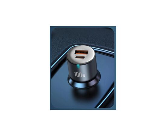 Зарядний пристрій XO CC47 1 USB 65W + 1 Type-C PD 35W (100W) Black (XO-CC47-BK), зображення 6 Зарядний пристрій XO CC47 1 USB 65W + 1 Type-C PD 35W (100W) Black (XO-CC47-BK), зображення 6