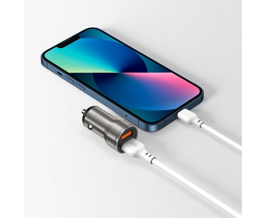 Зарядное устройство XO CC48 2.4A/2 USB + microUSB Grey (XO-CC48m-GR), изображение 5 Зарядное устройство XO CC48 2.4A/2 USB + microUSB Grey (XO-CC48m-GR), изображение 5