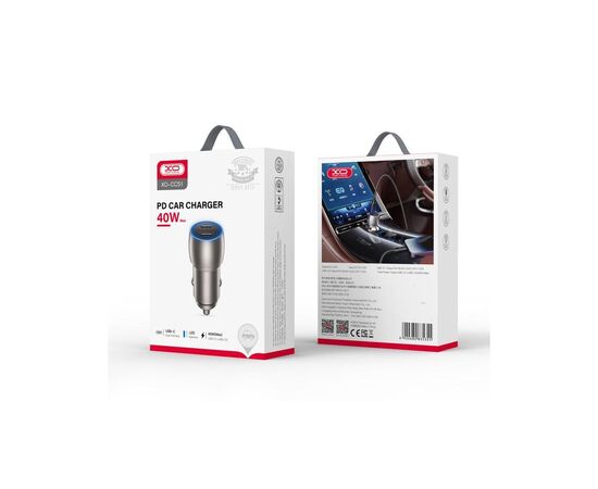 Зарядное устройство XO CC51 2 Type-C PD (40W) Black (XO-CC51-BK), изображение 4 Зарядное устройство XO CC51 2 Type-C PD (40W) Black (XO-CC51-BK), изображение 4