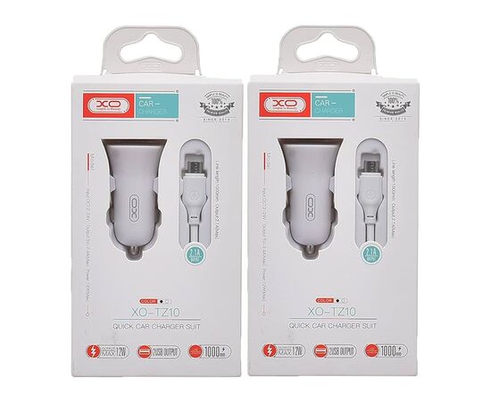 Зарядное устройство XO TZ10 2.4A/2 USB + Type-C White (XO-TZ10-TC-WH), изображение 3 Зарядное устройство XO TZ10 2.4A/2 USB + Type-C White (XO-TZ10-TC-WH), изображение 3