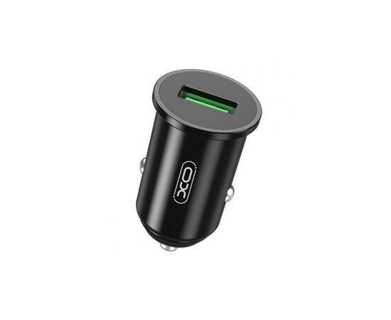 Зарядное устройство XO TZ12 QC3.0 (1USB/18W) + USB - Type-C Black (XO-TZ12-BK), изображение 3 Зарядное устройство XO TZ12 QC3.0 (1USB/18W) + USB - Type-C Black (XO-TZ12-BK), изображение 3