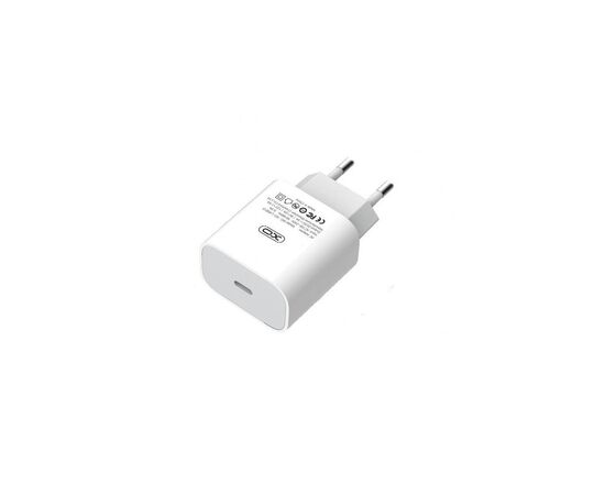 Зарядное устройство XO L40 PD/3A/18W white + cable Lightning White (L40i-WH), изображение 2 Зарядное устройство XO L40 PD/3A/18W white + cable Lightning White (L40i-WH), изображение 2